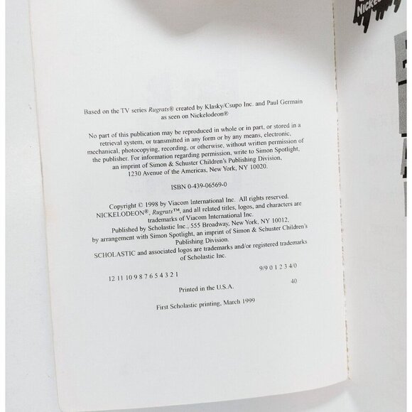 Tommy's Last Stand Rugrats &  Eat It First Ask Questions Later Paperback Books - Picture 4 of 4